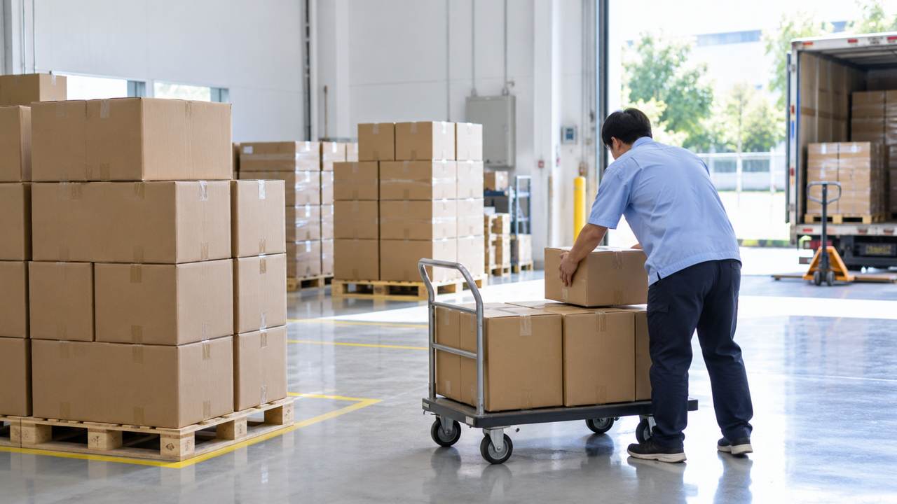 Dispatching finished goods from the US warehouse